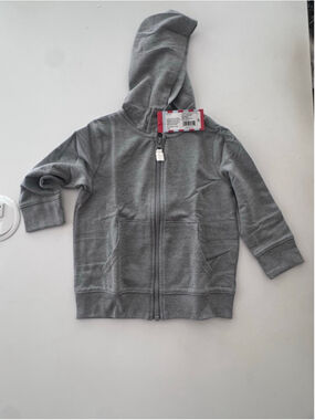 Kids Cat & Jack Gray Full-Zip Hoodie 2T